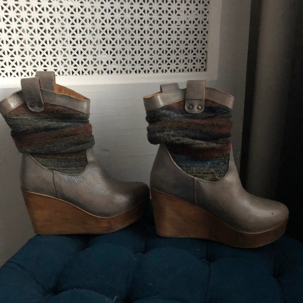 Bed Stu wedge boots